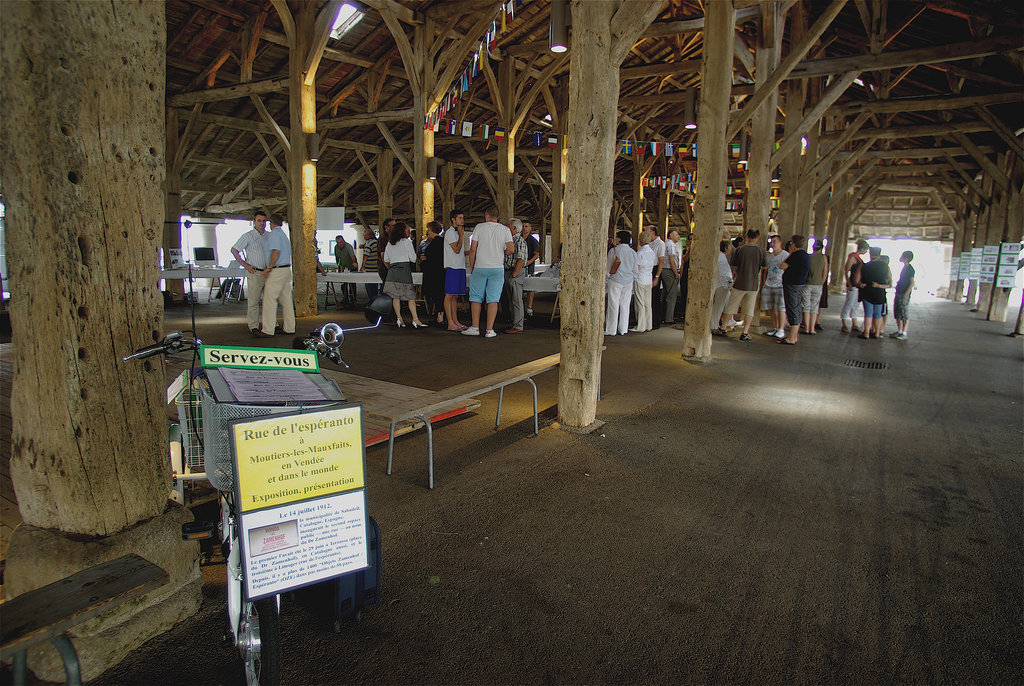 Ekspozicio pri Esperanto en Moutiers-les-Mauxfaits / Exposition sur l'espéranto à Moutiers-les-Mauxfaits