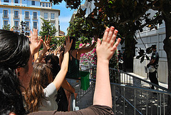 15 M Granada . Manifestación del sábado. Algo está pasando...