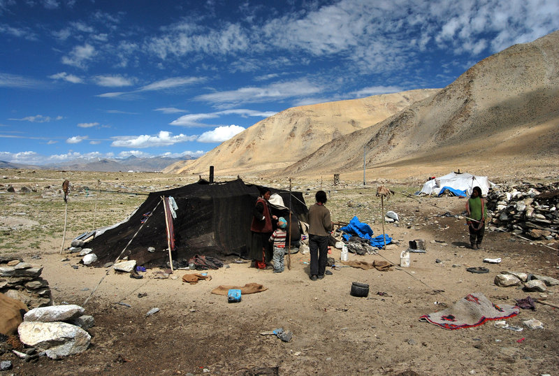 Sky over nomad camp