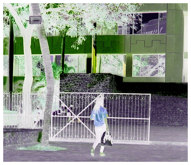 Acapulco, Mexique / 9 février 2011 - Effet de négatif Acapulco, Mexique / 9 février 2011 - Effet de négatif