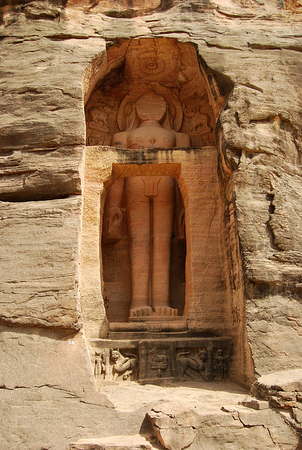 Jain rock temple, Gwalior