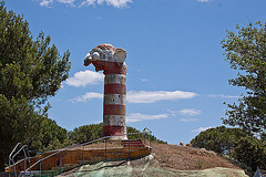 20110609 5710RAw [F] Skulptur, Alter Leuchtturm, Port St. Louis du Rhone, Camargue