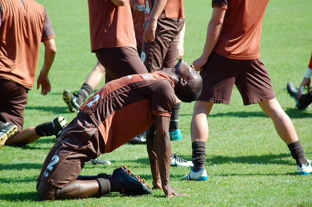 Lieber Gott, lass die Trainingseinheit ...