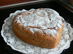 Kuchen - mit Herz gebacken :-)