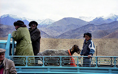 Kyrghiz herders, Karakoram Highway