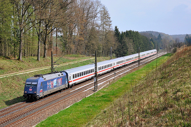 BR 101 publicitaire en Bavière