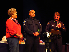 Mayor Parks - Sgt Link - Chief Williams (0295)