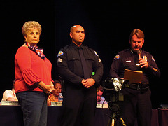 Mayor Parks - Sgt Link - Chief Williams (0296)