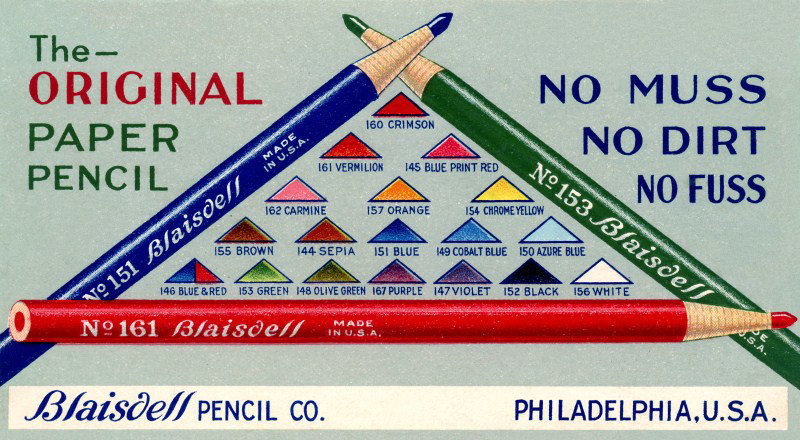 The Original Paper Pencil—No Muss, No Dirt, No Fuss