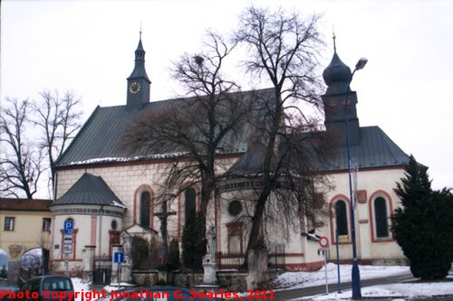 Frantiskansky Klaster (Franciscan Monastery), Picture 2, Edited Version, Jindrichuv Hradec, Jihočeský kraj, Bohemia (CZ), 2011