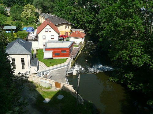 Romantisches Tal bei Lohmen