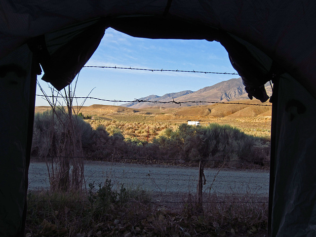 Real View From Tent Door (0007)