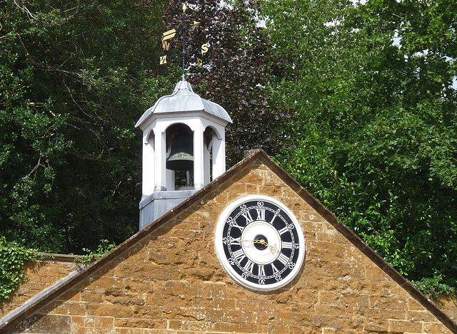 Upton House- Clock, Bell Tower and Weather Vane