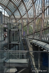 La gare de Strasbourg  sous la grande verrière