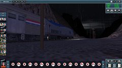 Amtrak Genesis P42 in the Rain on Mainline Map WIP