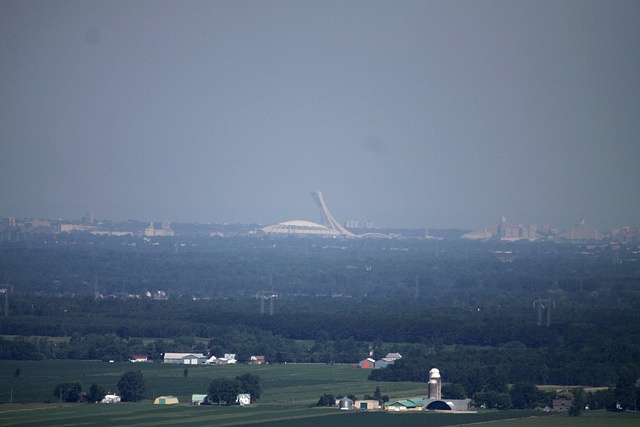 Vu du stade olympique