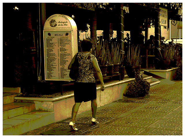 Acapulco, Mexico / 9 février 2011 - Sepia postérisé