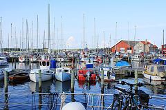 Hafen von Faaborg, Dänemark
