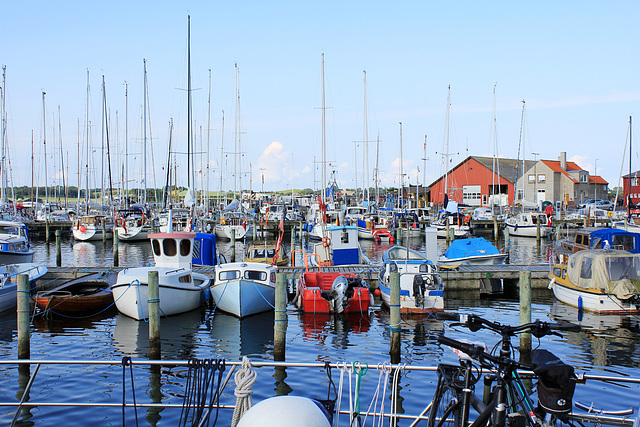 Hafen von Faaborg, Dänemark