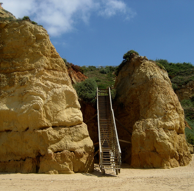 Algarve, Praia Vau, easy of access