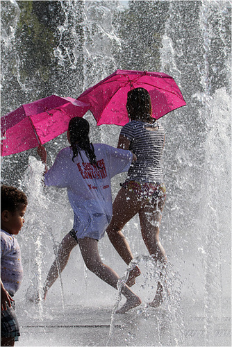 dancing in the rain...