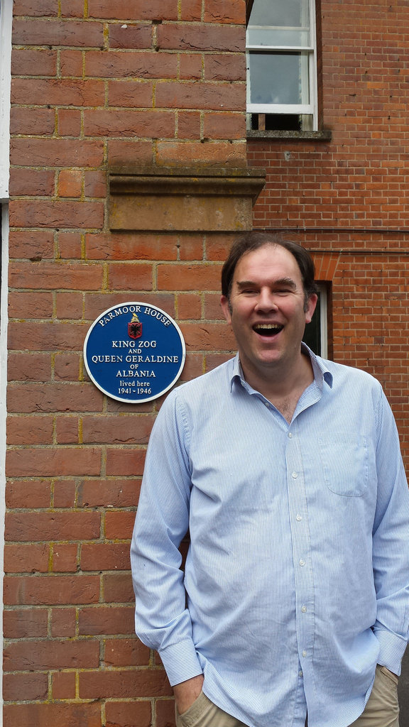 Our guide at Parmoor House