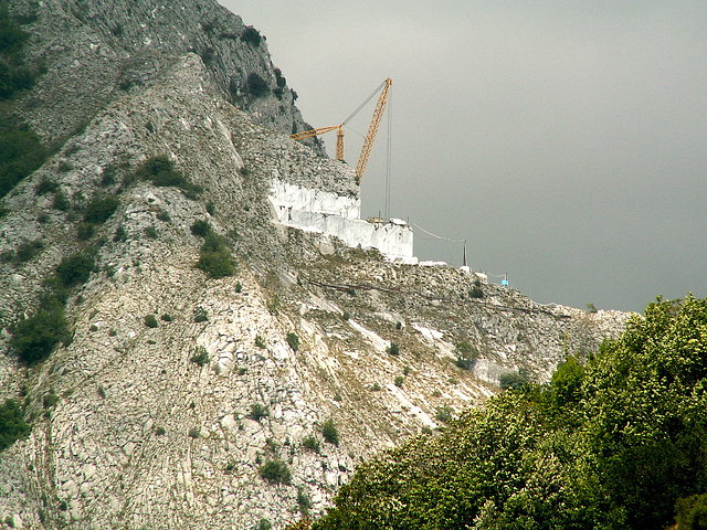 Carrara - Marmor-Abbau