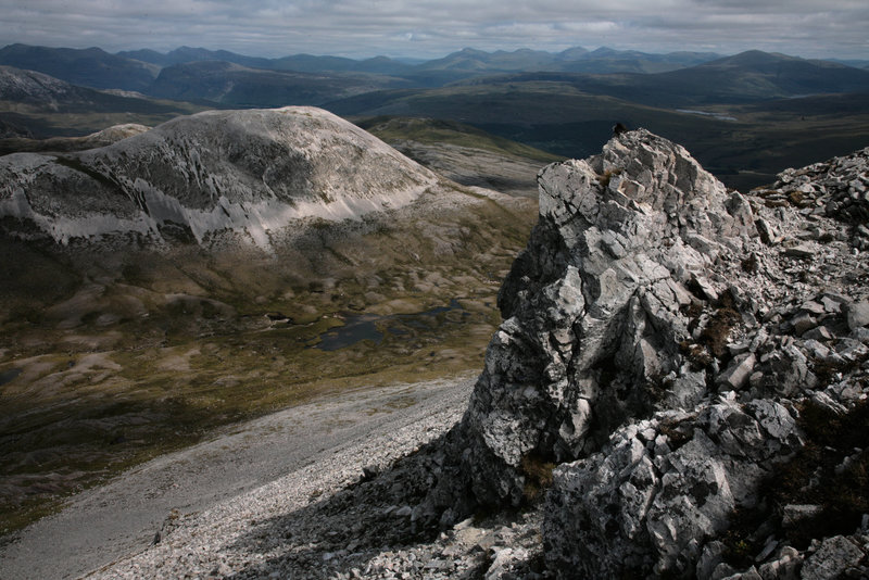 Amazing view from Beinn Liath Mhor ridge