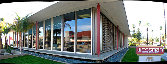 Santa Fe Federal Savings and Loan building panorama