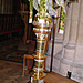 A lectern in All Saints Church, Bakewell, Derbyshire