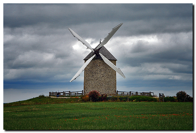 Mühle, Nähe Le Mont-Saint-Michel