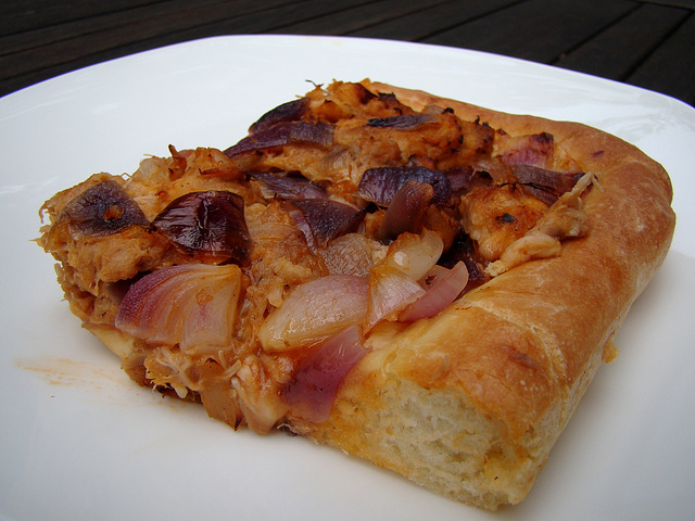 Barbecued Chicken Pizza