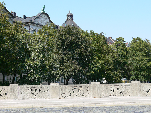 München - an der Maximiliansbrücke