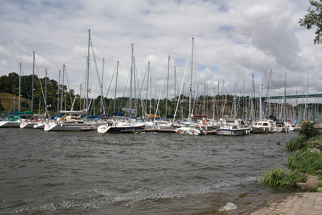 la Roche Bernard Morbihan sur la Vilaine