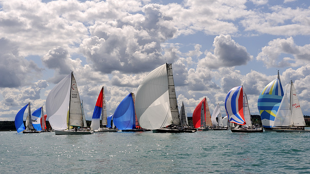 Régate sur le lac de Neuchâtel