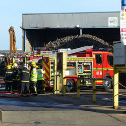 Fire at EMR Portsmouth (10) - 5 October 2014