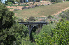 Oceanside San Luis Rey historic bridge (1750)