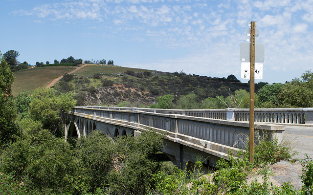 Oceanside San Luis Rey historic bridge (1749)