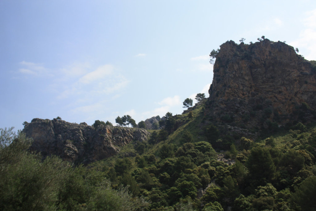 Un point culminant de Majorque. Altitude 900m environ