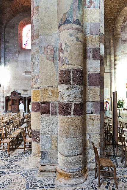 Columns made from volcanic rock