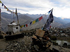 Prayer flags. Nako. 3600meters.