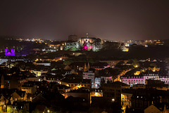 BELFORT: Vue de la ville de nuit 01.