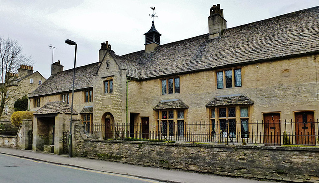 bowly almshouses, cirencester, glos.