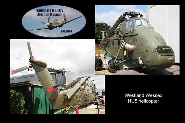 Westland Wessex HU5 helicopter - Tangmere Museum -  6.8.2014