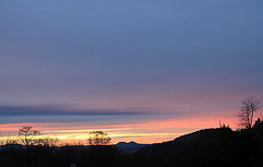 Aurore sur les Monts Breysse