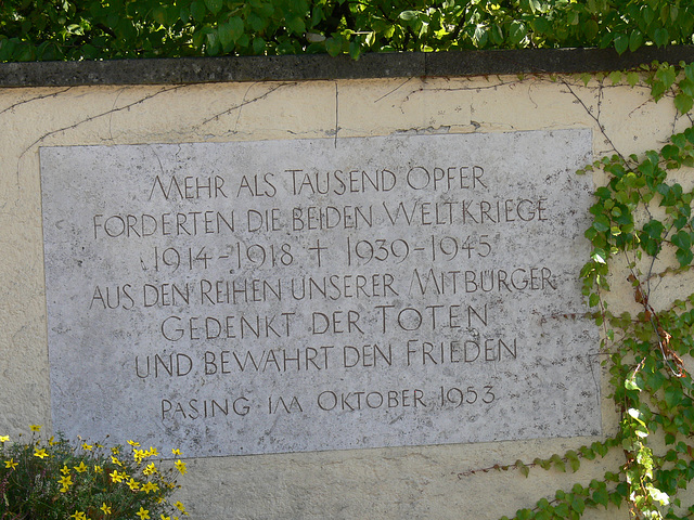 Pasing - Kriegerdenkmal
