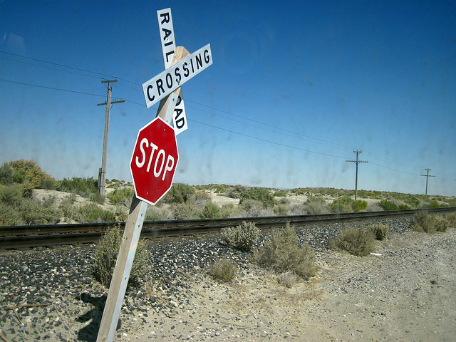 Crossing The Union Pacific Tracks (0164)