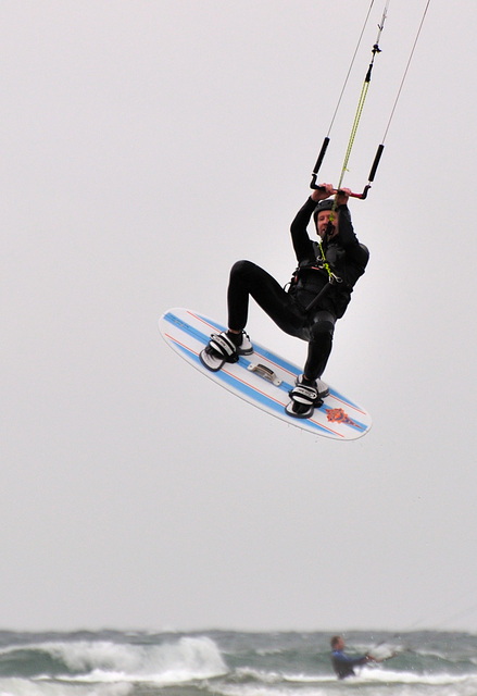 Kitesurfing - Bigbury Bay 110904