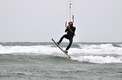 Kitesurfing - Bigbury Bay 110904