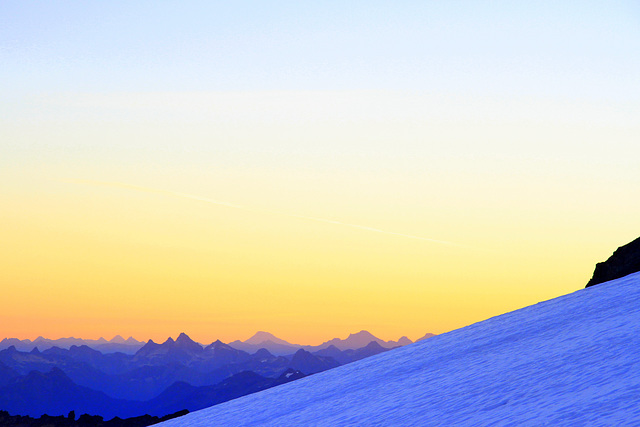 Sunrise from Coleman Glacier